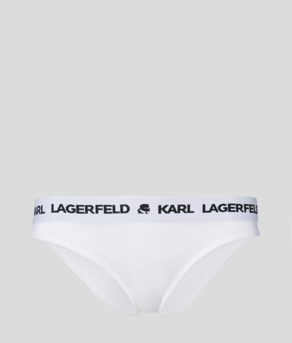 Karl Lagerfeld, Culotte À Logo, Femme, Blanc, Taille: XXS