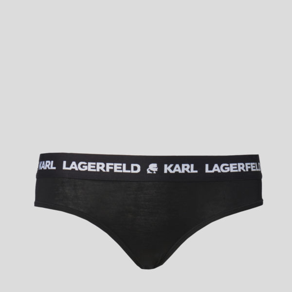Karl Lagerfeld, Culotte À Logo, Femme, Noir, Taille: XXS