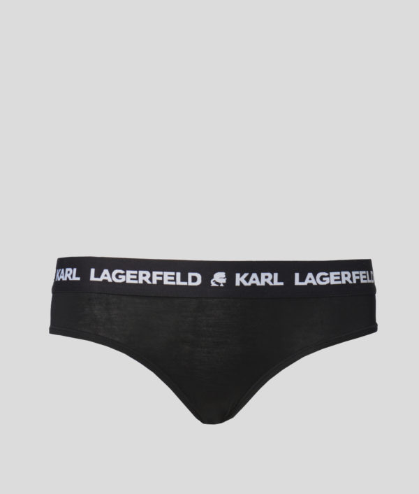 Karl Lagerfeld, Culotte À Logo, Femme, Noir, Taille: XXS