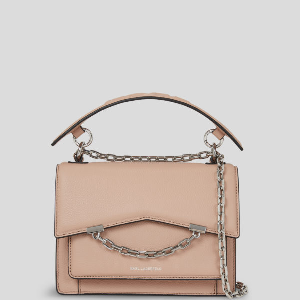 Karl Lagerfeld, Sac Porté Épaule K/seven En Cuir Grainé, Femme, Rose antique, Taille: X00