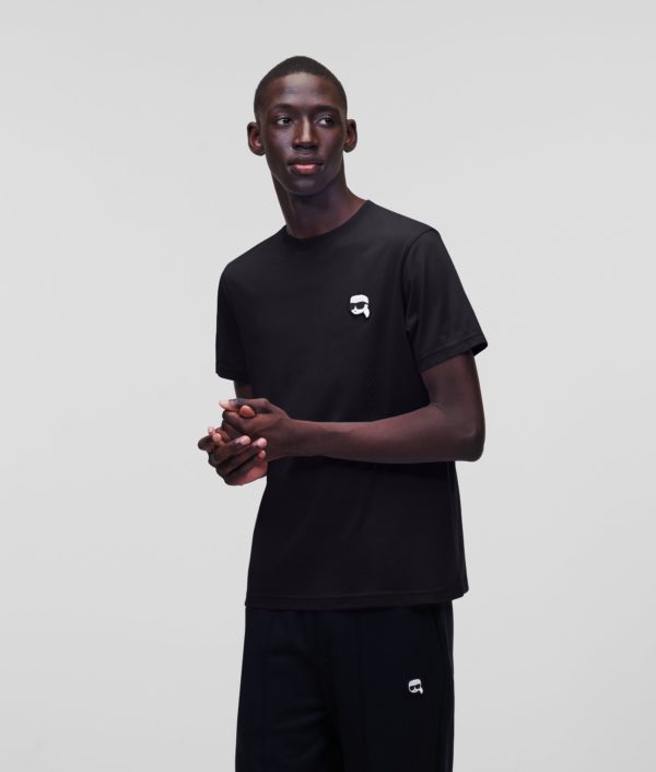 Karl Lagerfeld, T-shirt Ikon Avec Empiècement, Homme, Noir, Taille: XXXL