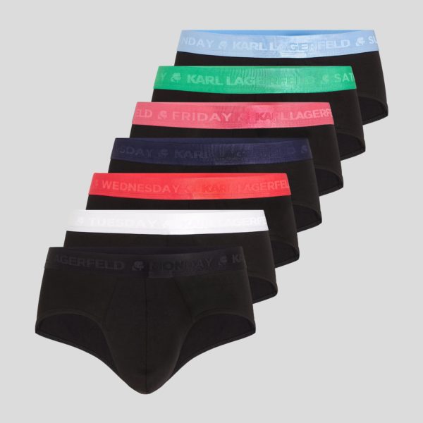 Karl Lagerfeld, Slips Jours De La Semaine – Lot De 7, Homme, PLUSIEURS JOURS, Taille: XXS