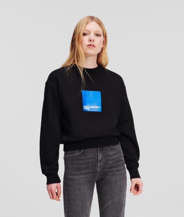 KL Jeans, Sweat-shirt Klj, Femme, Noir, Taille: XXXL