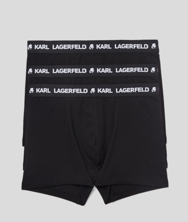 Karl Lagerfeld, Calçons Avec Logo Karl – Lot De 3, Homme, Noir, Taille: XXXL