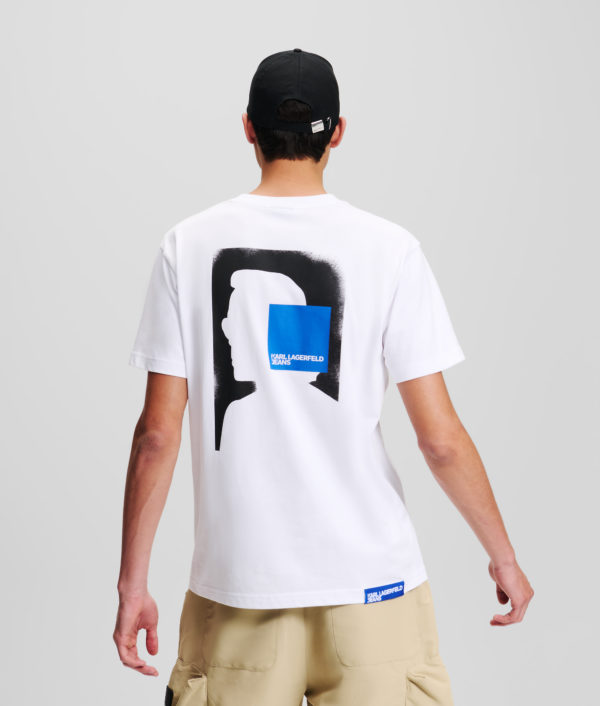 KL Jeans, T-shirt À Logo Klj, Homme, Blanc, Taille: XXXL