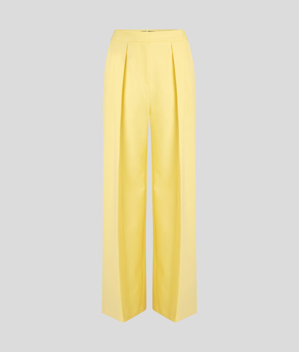 Karl Lagerfeld, Pantalon Large Ajusté, Femme, Elfin jaune, Taille: X48