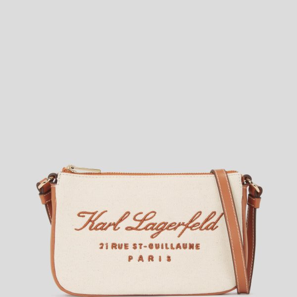 Karl Lagerfeld, Pochette En Toile Hotel Karl, Femme, Naturel, Taille: X00