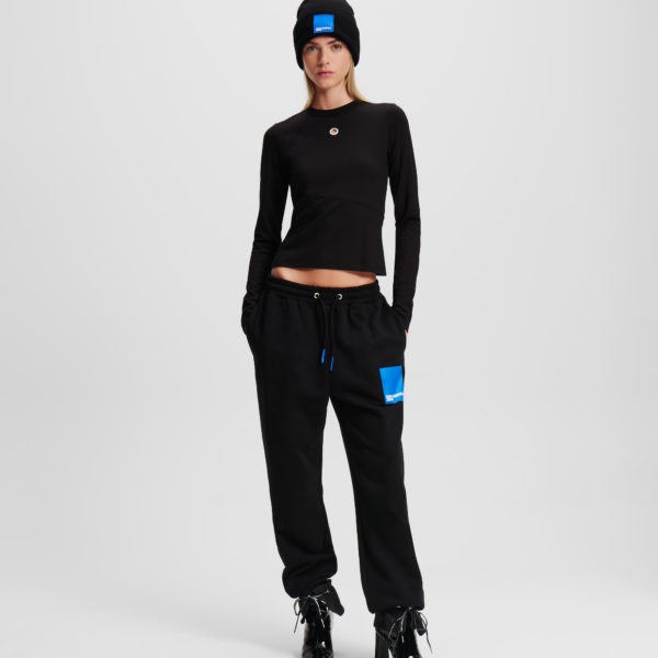 KL Jeans, Pantalon De Jogging Décontracté Klj, Femme, Noir, Taille: XXS