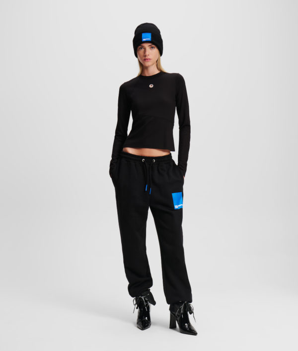 KL Jeans, Pantalon De Jogging Décontracté Klj, Femme, Noir, Taille: XXS