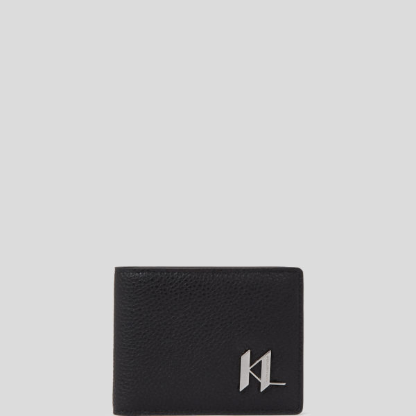 Karl Lagerfeld, Portefeuille À Deux Volets K/plak, Homme, Noir, Taille: X00