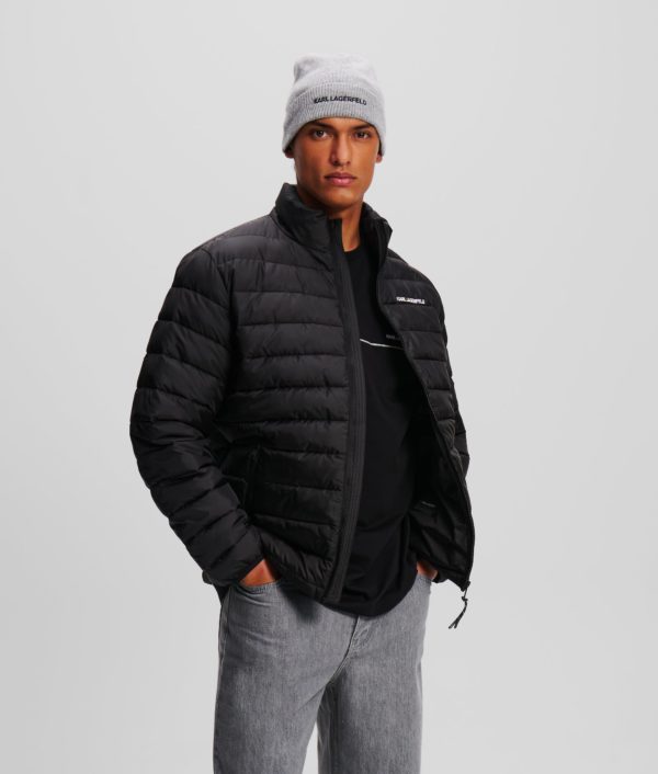 Karl Lagerfeld, Veste Matelassée Légère, Homme, Noir, Taille: XXS