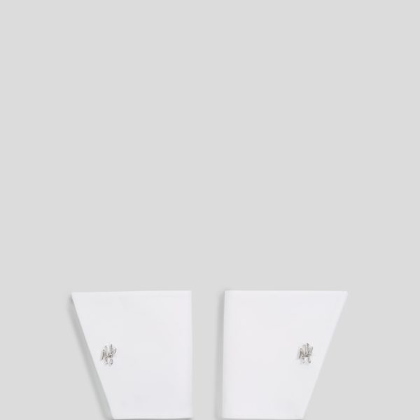 Karl Lagerfeld, Manchettes Karl Studio, Femme, Blanc, Taille: XS_M