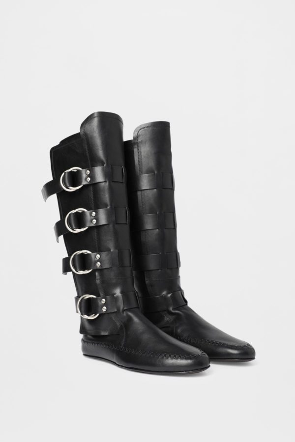 Siver Boots - ANN DEMEULEMEESTER