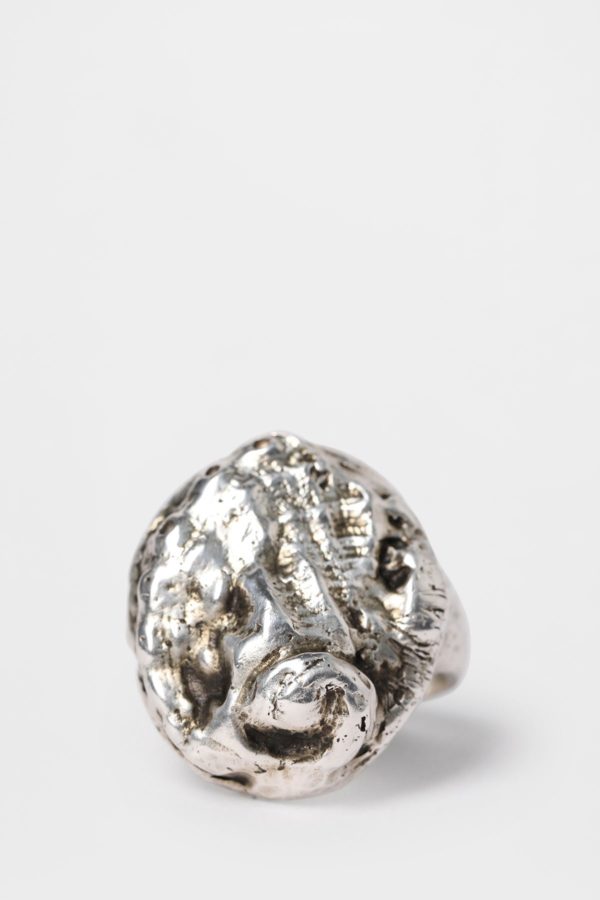 Gul Gabochon Ring - ANN DEMEULEMEESTER