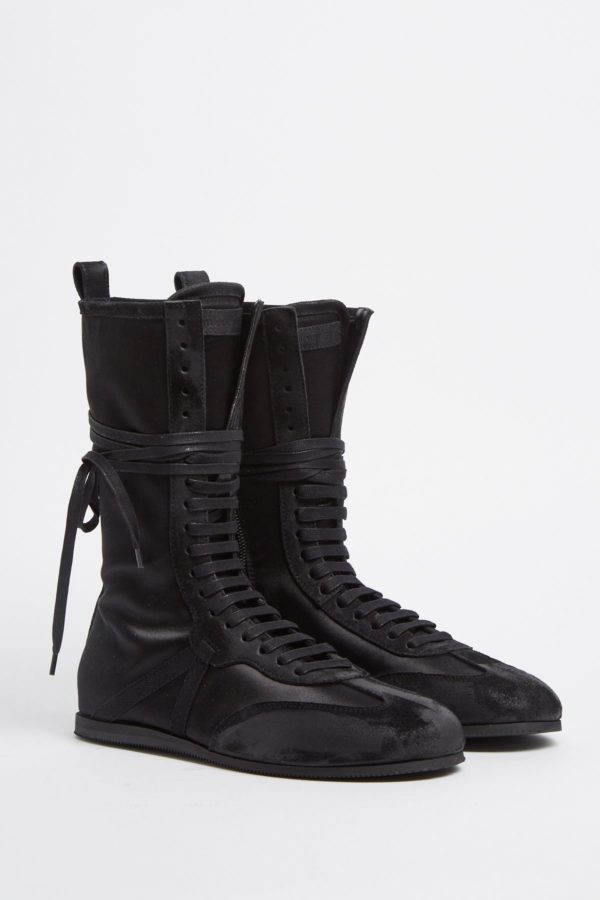 Fides High-top Boxing Sneakers - ANN DEMEULEMEESTER