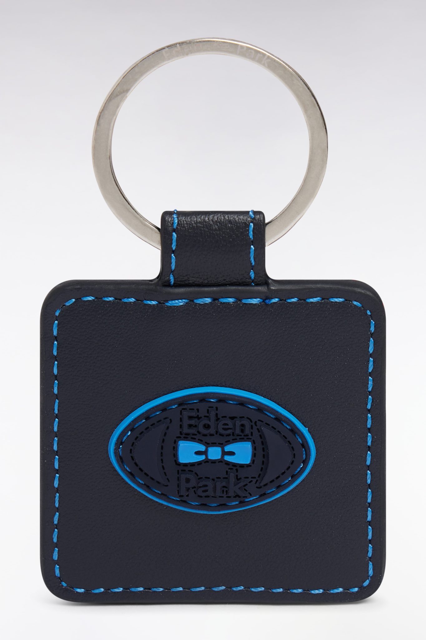 Porte-clefs En Cuir Bleu Eden Park