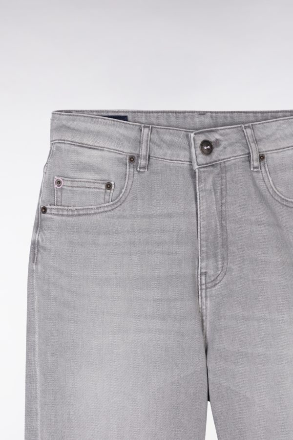 Short En Denim Stretch Gris Coupe Décontractée Eden Park – Image 5