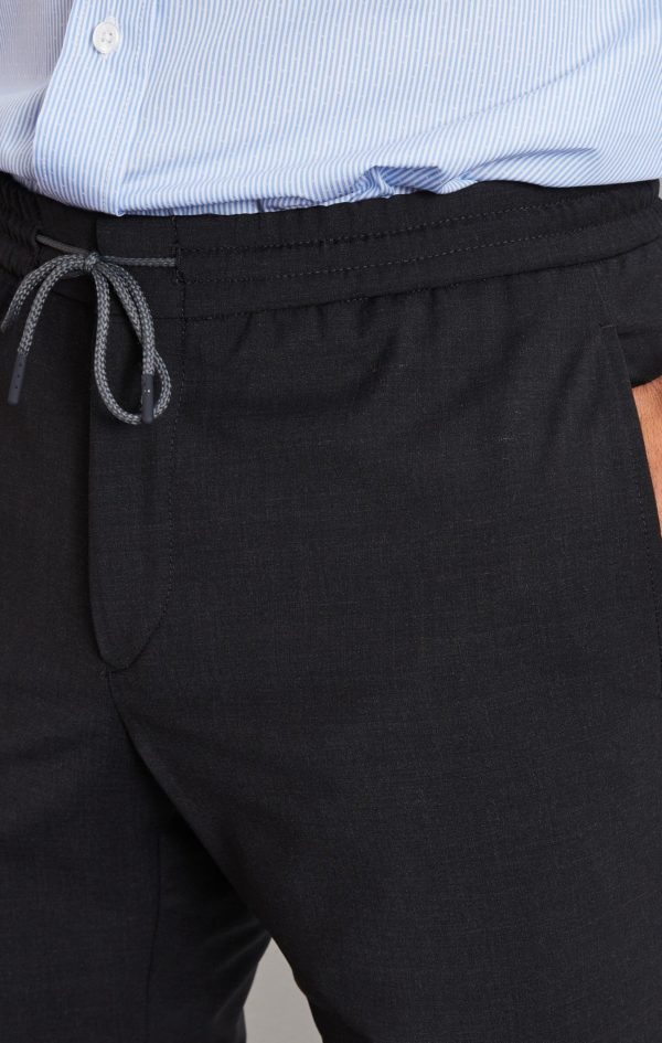 Pantalon Taille Élastiquée Gris Foncé Eden Park – Image 3