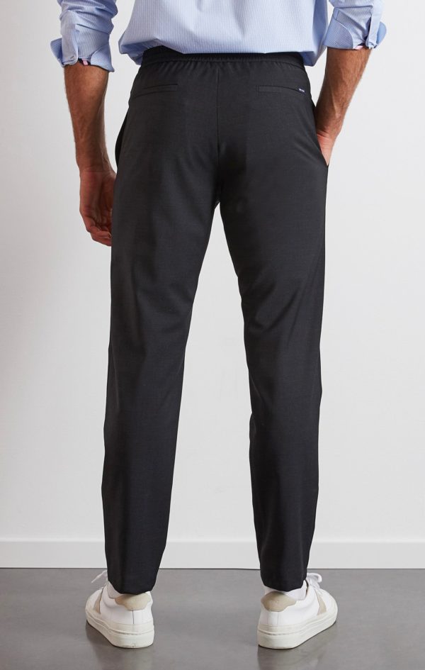 Pantalon Taille Élastiquée Gris Foncé Eden Park – Image 2