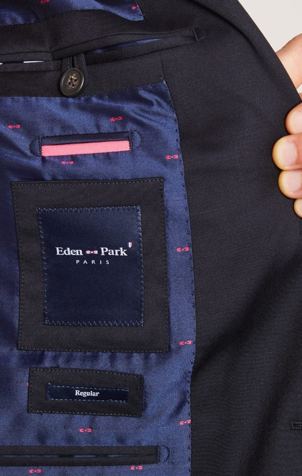 Blazer Bleu Marine 100 % Laine Eden Park – Image 8