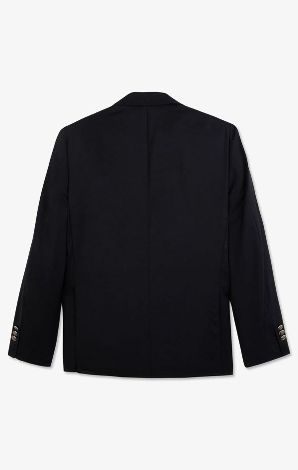 Blazer Bleu Marine 100 % Laine Eden Park – Image 3