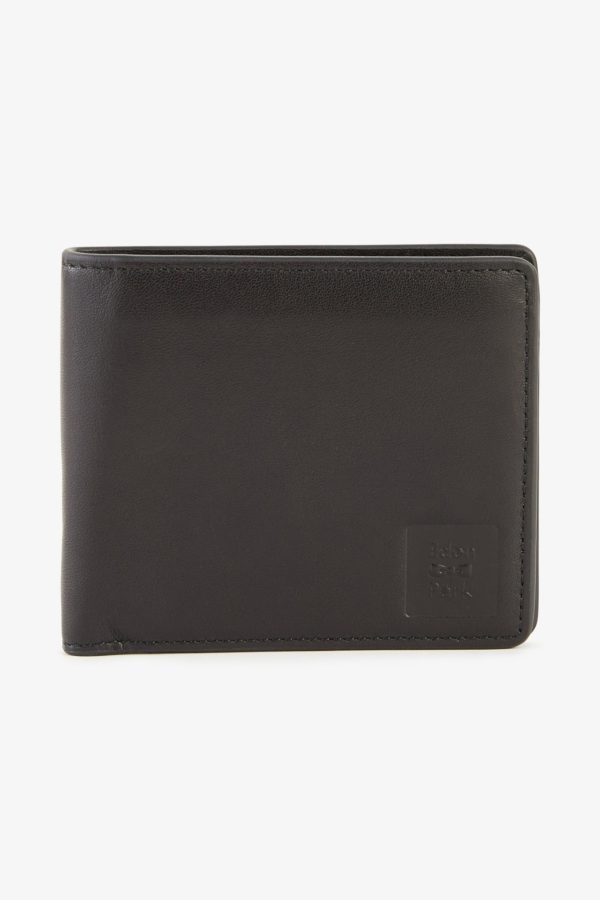 Portefeuille Format Italien En Cuir Noir Eden Park