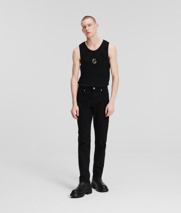 Karl Lagerfeld, Jean Slim Klj, Homme, Rester noir, Taille: L3634