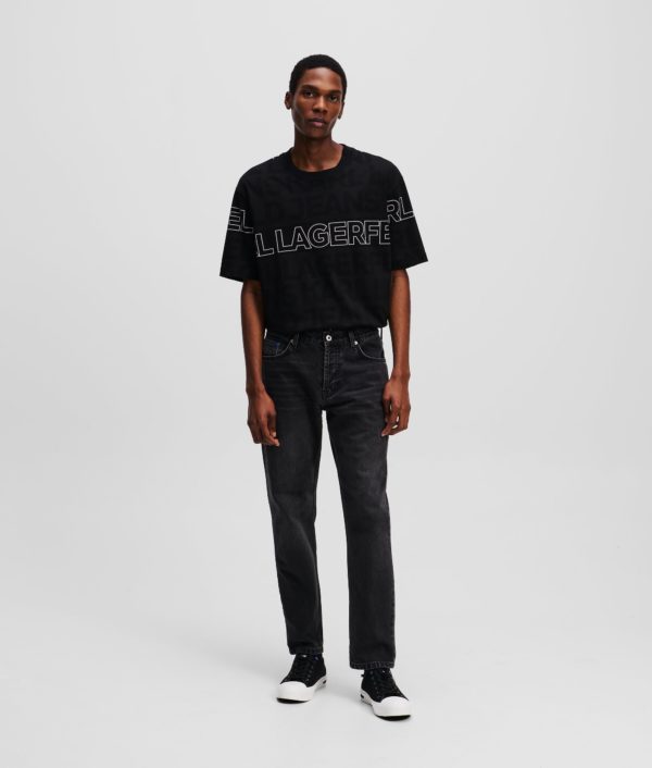 Karl Lagerfeld, Jean Fuselé, Homme, Foncé Délavé, Taille: L3634