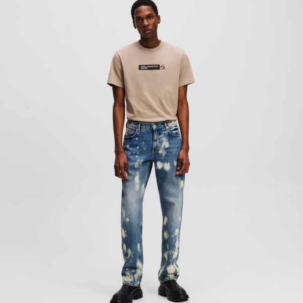 Karl Lagerfeld, Jean Droit Délavé, Homme, Denim blanchi, Taille: L3632