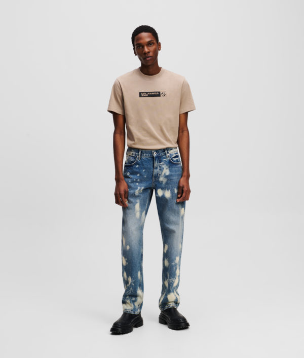 Karl Lagerfeld, Jean Droit Délavé, Homme, Denim blanchi, Taille: L3632