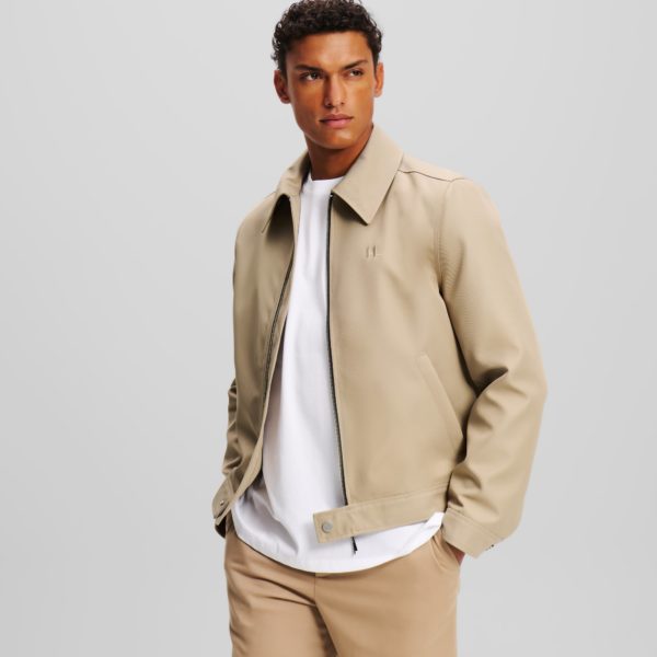 Karl Lagerfeld, Veste Courte Kl Monogram, Homme, Trench Coat, Taille: XXS