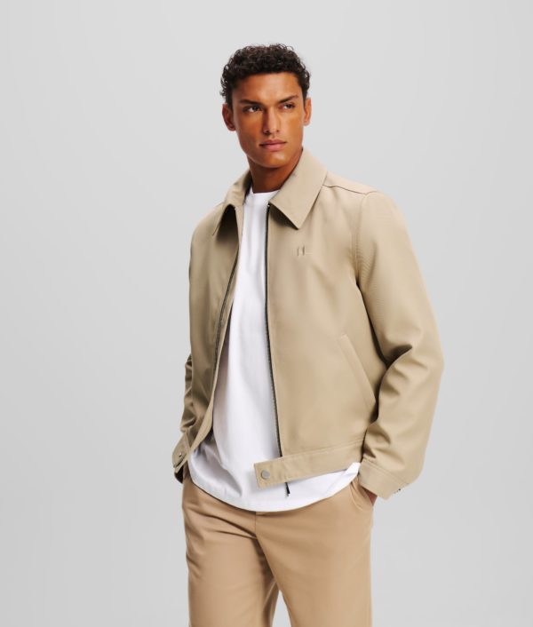 Karl Lagerfeld, Veste Courte Kl Monogram, Homme, Trench Coat, Taille: XXS