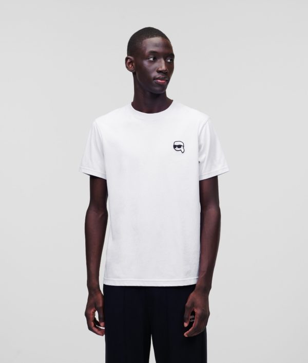 Karl Lagerfeld, T-shirt Ikon Avec Empiècement, Homme, Blanc, Taille: XXXL