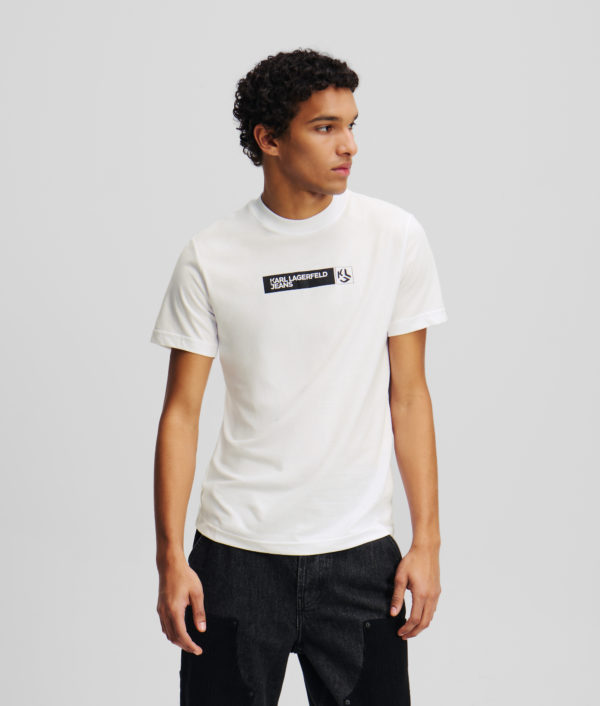Karl Lagerfeld, T-shirt Ajusté, Homme, Blanc, Taille: XXXL