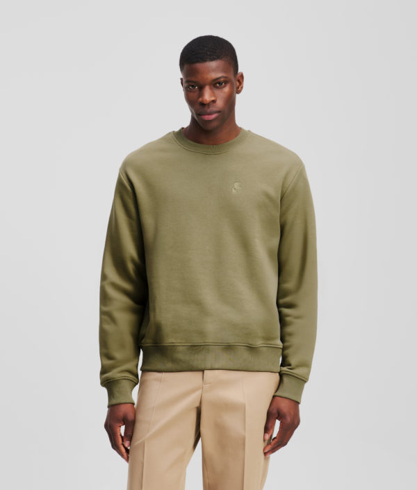 Karl Lagerfeld, Sweat-shirt Karl Kameo, Homme, Vert foncé, Taille: XXXL