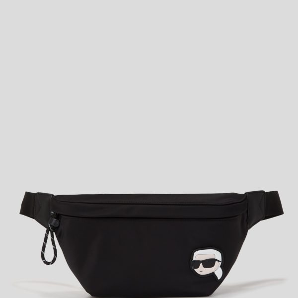 Karl Lagerfeld, Sac Banane En Nylon Ikon, Homme, Noir, Taille: X00