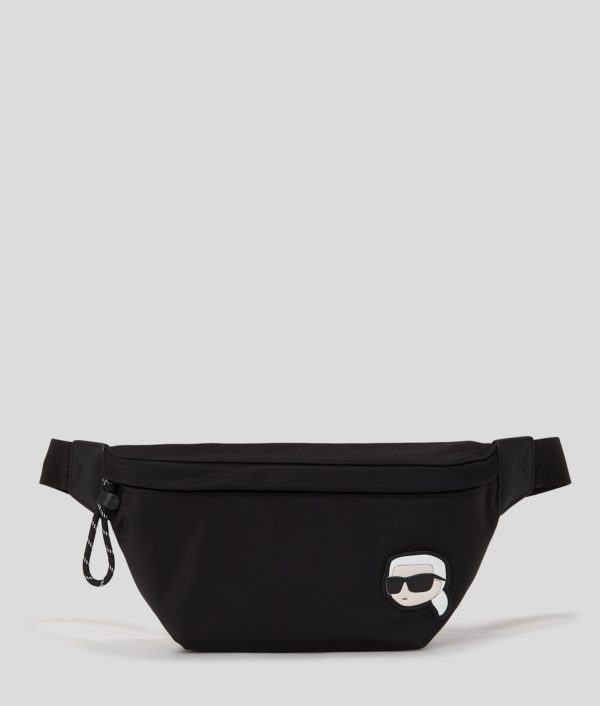 Karl Lagerfeld, Sac Banane En Nylon Ikon, Homme, Noir, Taille: X00