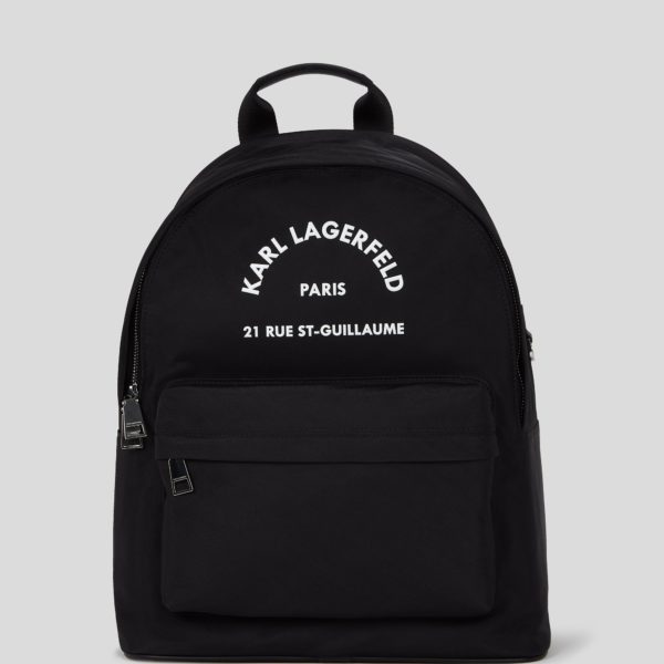 Karl Lagerfeld, Sac À Dos Rue St-guillaume, Homme, Noir, Taille: X00