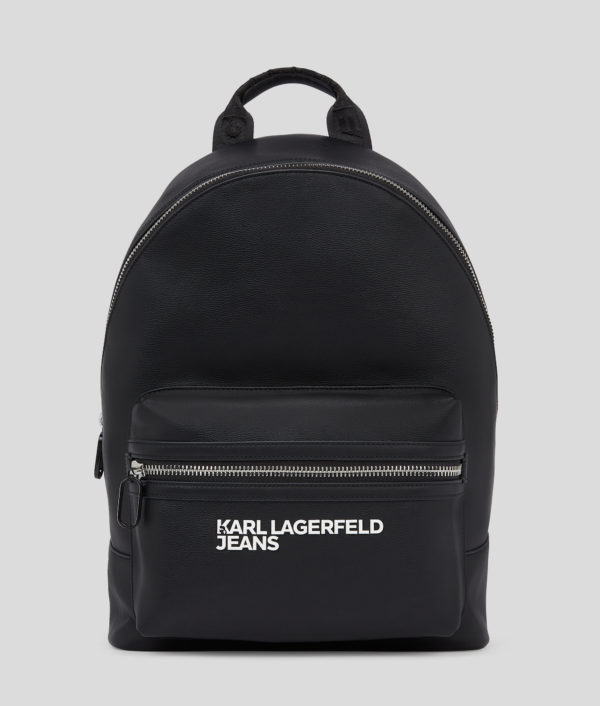 Karl Lagerfeld, Sac À Dos En Simili Cuir, Homme, Noir, Taille: X00