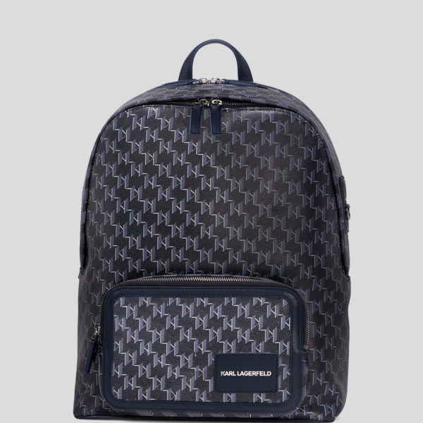 Karl Lagerfeld, Sac À Dos K/voyage, Homme, Monogramme bleu marine, Taille: X00