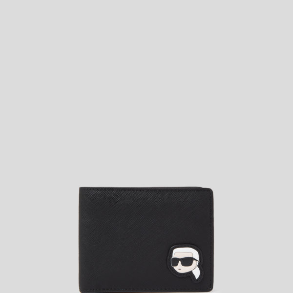 Karl Lagerfeld, Portefeuille À Deux Volets Ikon Kore, Homme, Noir, Taille: X00