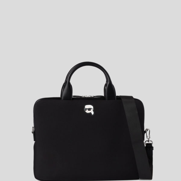 Karl Lagerfeld, Sac Pour Ordinateur Portable Ikon, Homme, Noir, Taille: X00