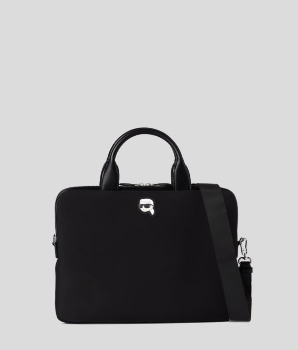 Karl Lagerfeld, Sac Pour Ordinateur Portable Ikon, Homme, Noir, Taille: X00