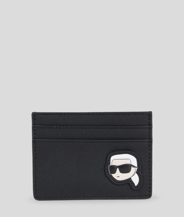 Karl Lagerfeld, Porte-cartes Ikon Kore, Homme, Noir, Taille: X00