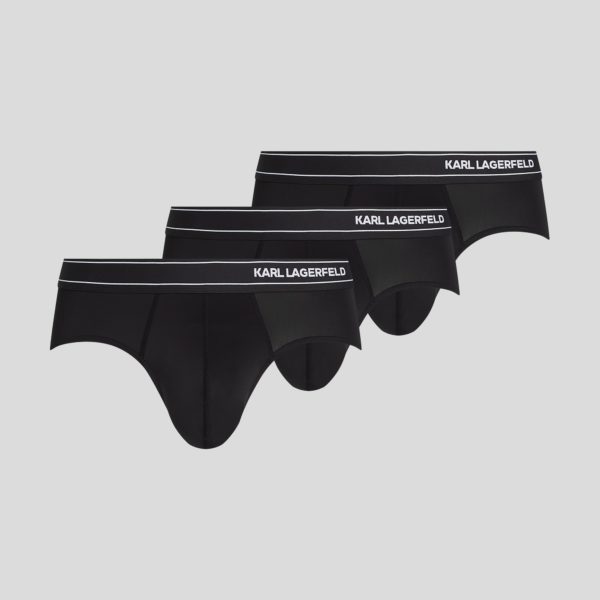 Karl Lagerfeld, Culottes Légères À Logo Karl – Lot De 3, Homme, Noir, Taille: XXS
