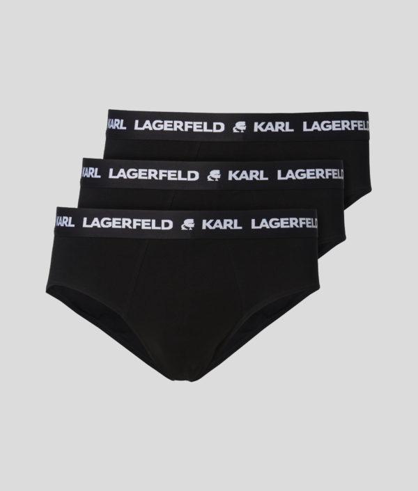 Karl Lagerfeld, Lot De 3 slips À Logo, Homme, Noir, Taille: XXS