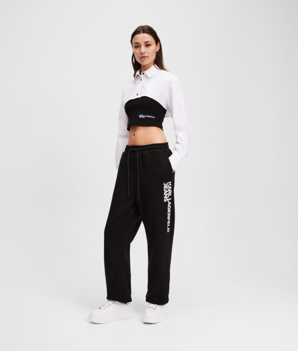 Karl Lagerfeld, Jogging Coupe Slim, Femme, Noir, Taille: XXS