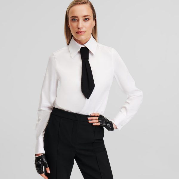 Karl Lagerfeld, Chemisier Classique, Femme, Blanc, Taille: X48
