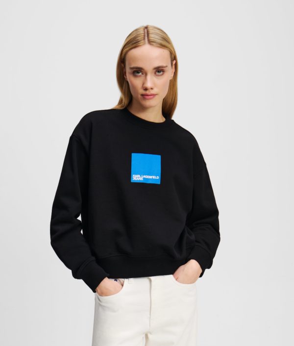 Karl Lagerfeld, Sweat-shirt Avec Logo Klj, Femme, Noir, Taille: XXS