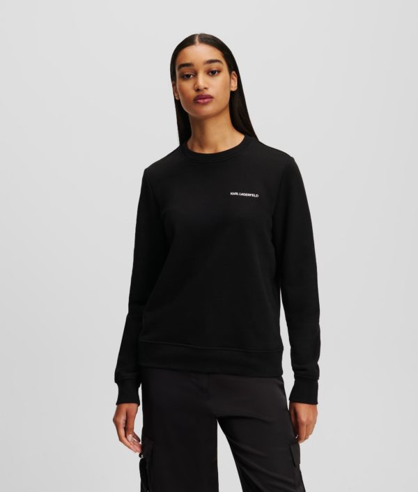 Karl Lagerfeld, Sweat-shirt À Logo Karl, Femme, Noir, Taille: XXXL